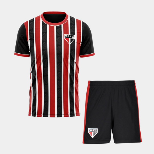 Kit Infantil SPFC Tricolor - Camiseta + Bermuda