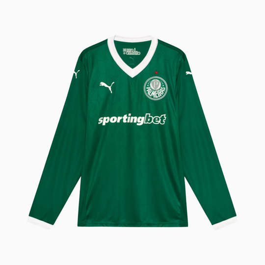 Camisa Puma Palmeiras Manga Longa 2025/26 I Torcedor