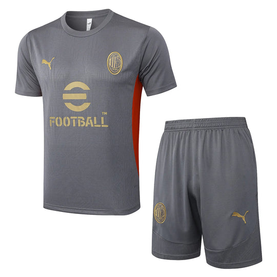 Conjunto Milan Treino 24/25 - Cinza