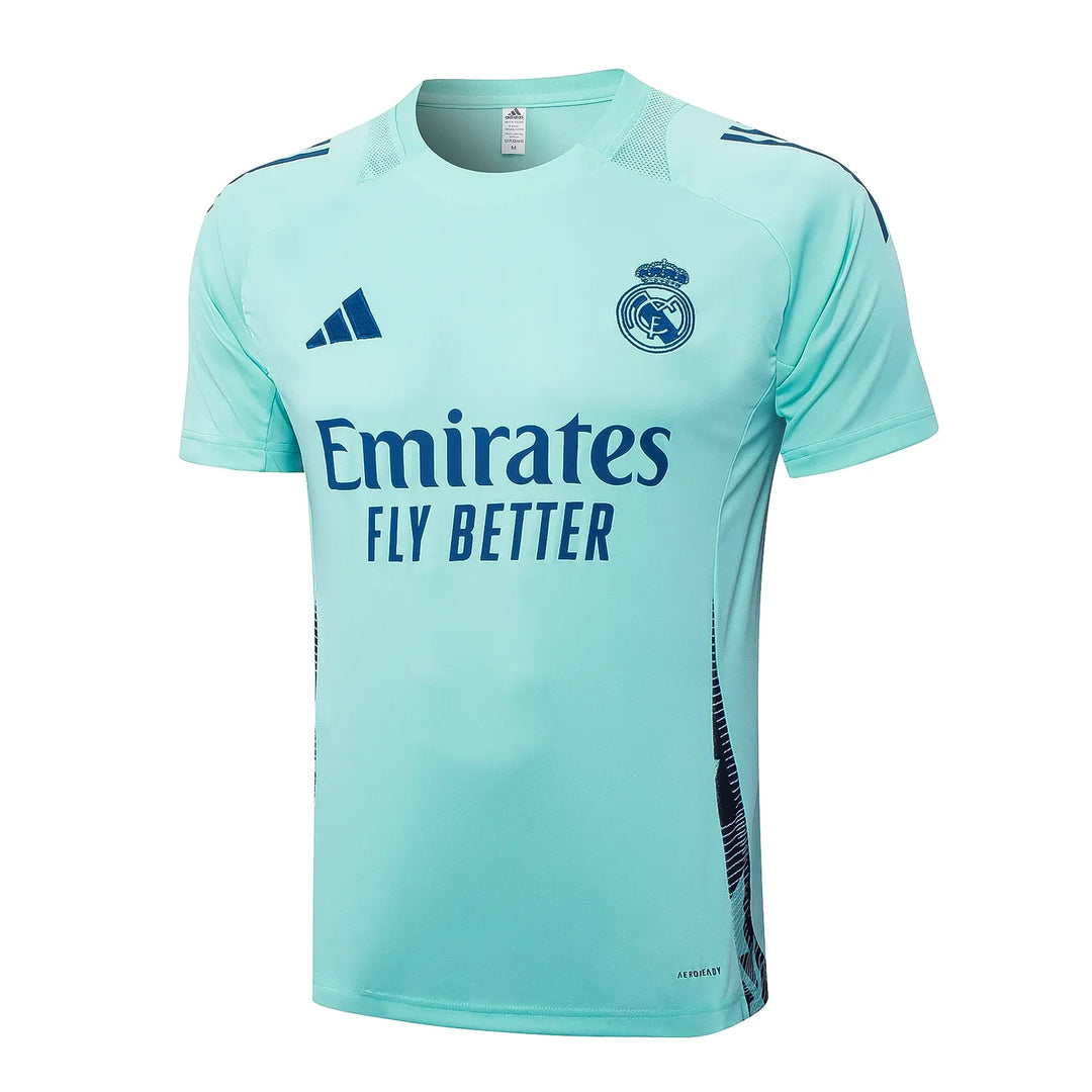 Conjunto Real Madrid Treino 24/25 - Azul Turquesa