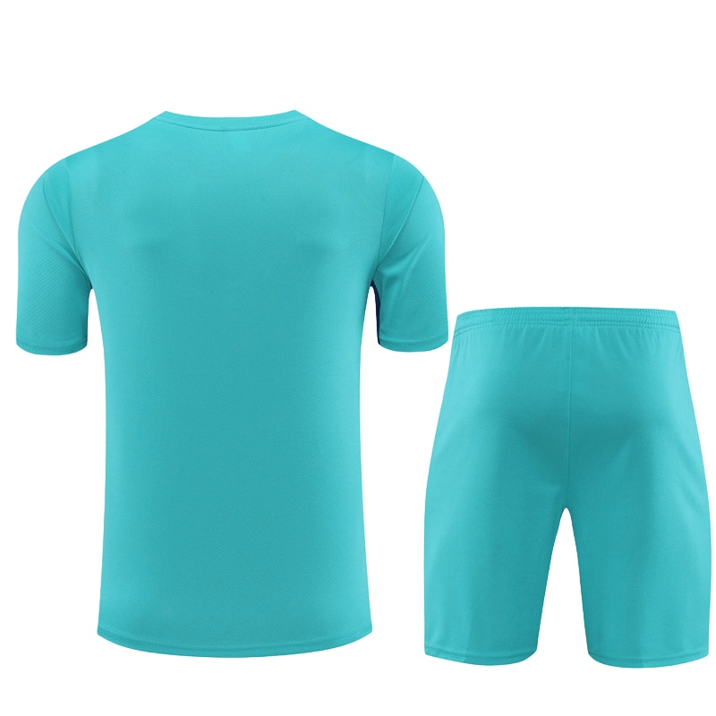 Conjunto Barcelona Treino Camisa/Short Azul Clara 2023/24