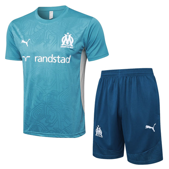 Conjunto Olympique de Marseille Treino 24/25 - Azul