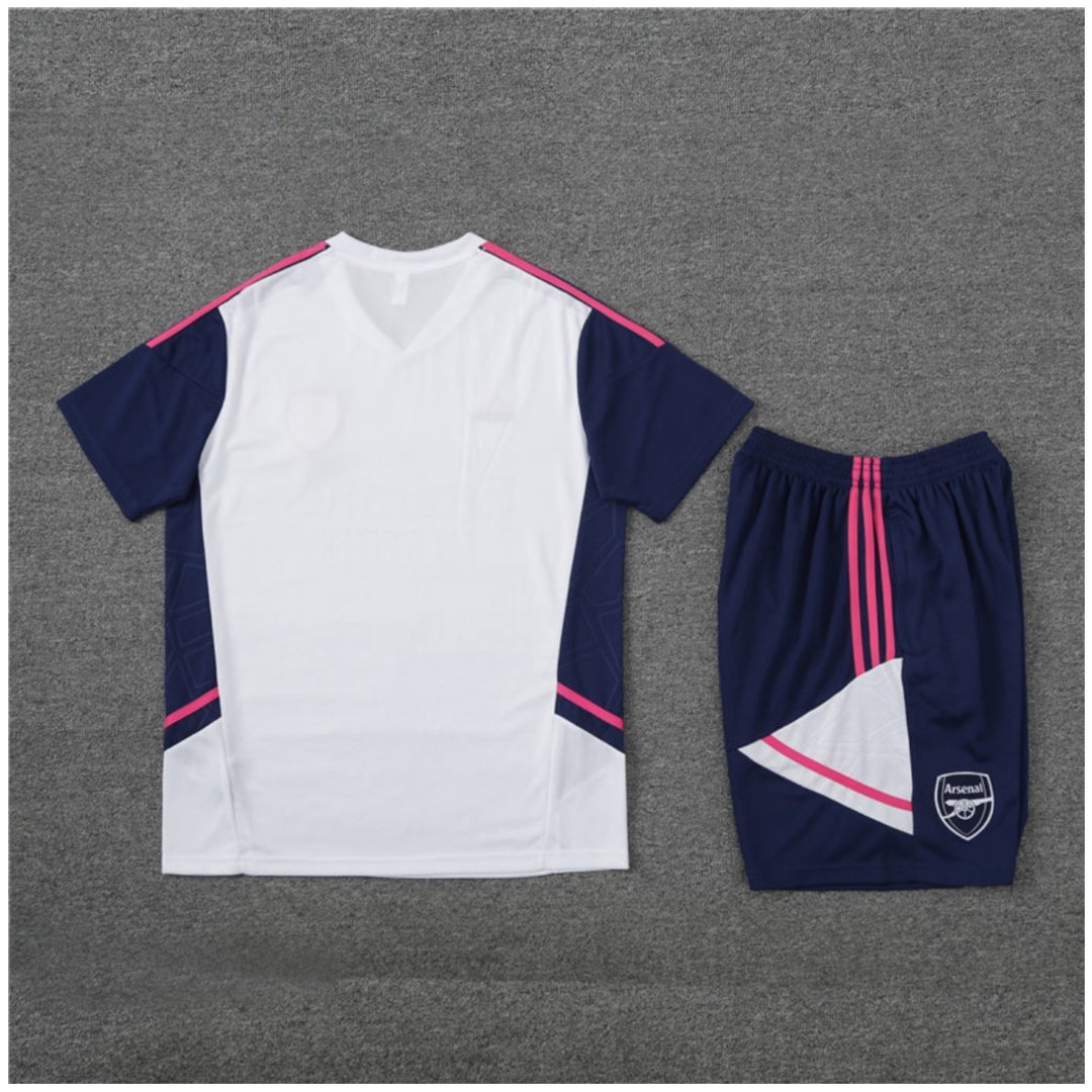 Conjunto Arsenal Treino Camisa e Short Branca 2022/23