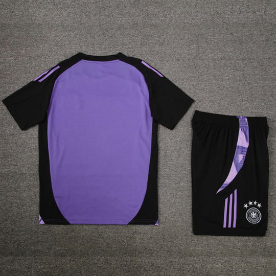 Kit Short e Camisa Alemanha Treino Roxo 2024/25