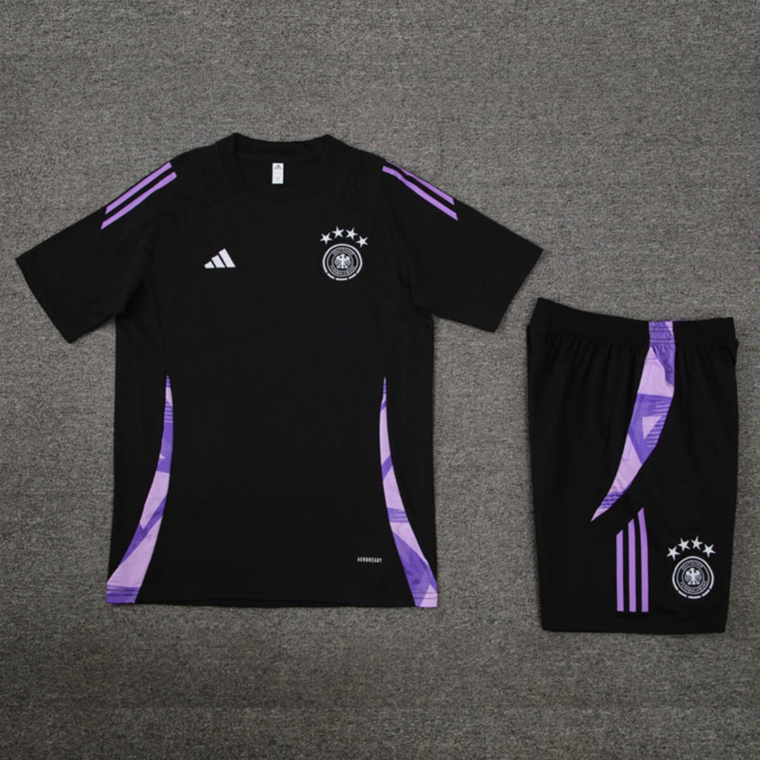 Kit Short e Camisa Alemanha Treino Preto 2024/25