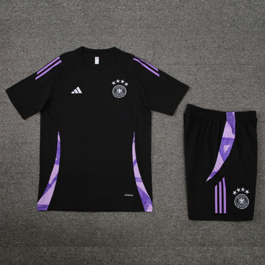 Kit Short e Camisa Alemanha Treino Preto 2024/25