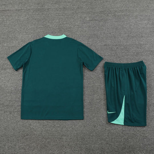 Kit Short e Camisa Tottenham Treino Verde 202/25