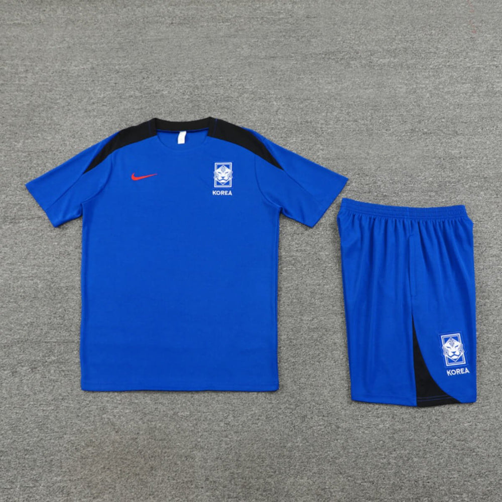 Kit Short e Camisa Coréia do Sul Treino Azul 2024/25