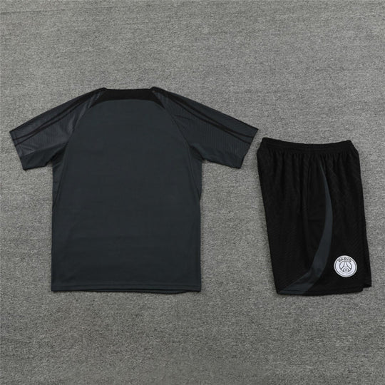 Conjunto PSG Treino Camisa e Short Preta 2023/24