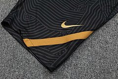 Kit Camisa + Short Treino PSG Dourado 20/21