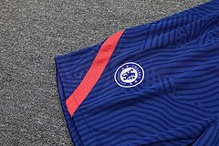 Kit Camisa + Short Chelsea Treino Azul 21/22