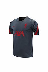 Kit Camisa + Short Liverpool Preto Treino 21/22