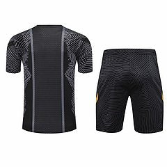 Kit Camisa + Short PSG PretoTreino 21/22