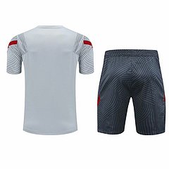 Kit Camisa + Short Liverpool Grey Treino 21/22